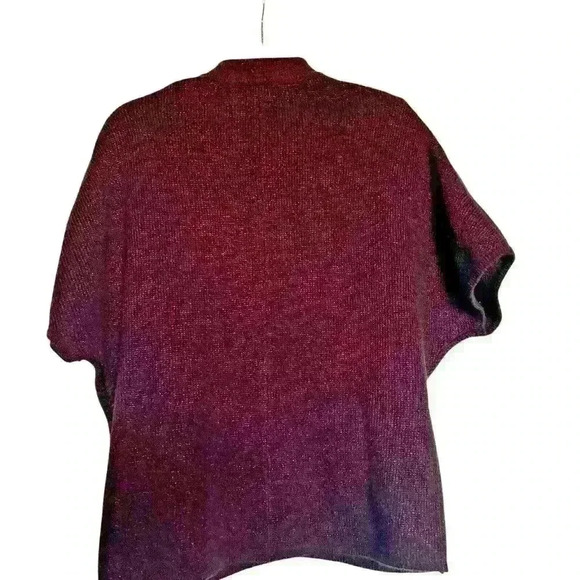 Coldwater Creek Sz M Cardigan Sparkle Heart Button Cozy Holiday Party Fall - Picture 10 of 15